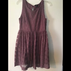 H&M lace dress, purple, small